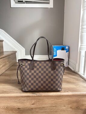 Authentic Louis Vuitton Neverfull PM Damier Ebene